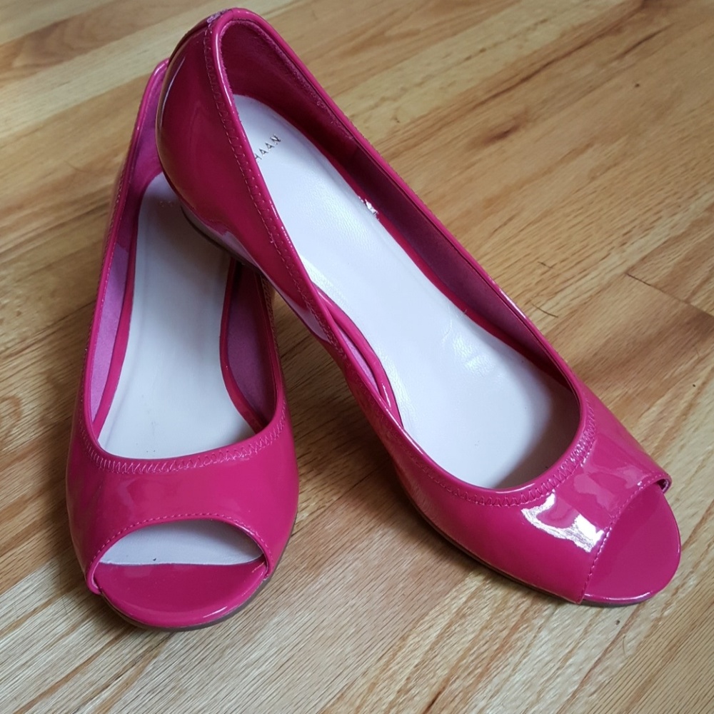 Cole Haan Patent Pink Peeps!